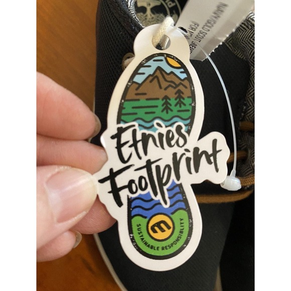 Etnies Men's Scout Low Top Sneaker Shoes Navy Gold Footwear Streetwear Size 5 - Picture 9 of 12